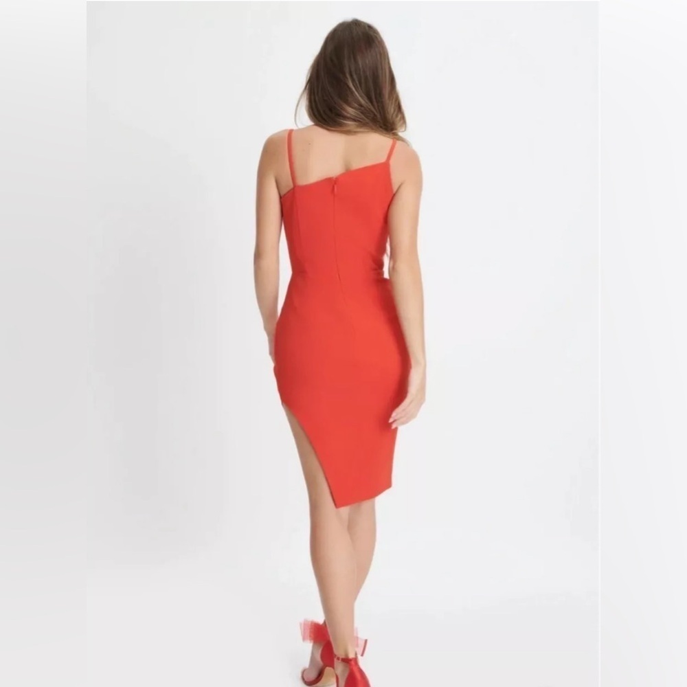Lavish Alice Red Midi Dress - Picture 7 of 7